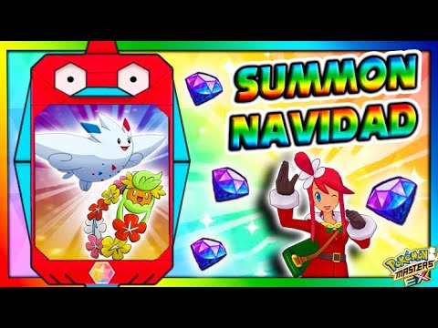 SUMMON DE NAVIDAD - COMFEY y TOGEKISS - Pokemon Masters Ex