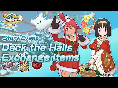 [Pokemon Masters EX] Story Event - Deck the Halls (Exchange Items + Computation)