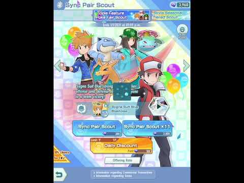 Pokemon Masters EX - Kanto Trio PokeFair Scout #2