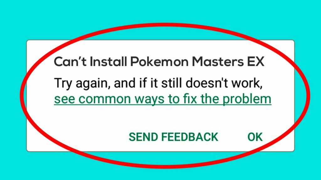 How To Fix Can't Install Pokemon Masters EX Error On Google Play Store Android & Ios