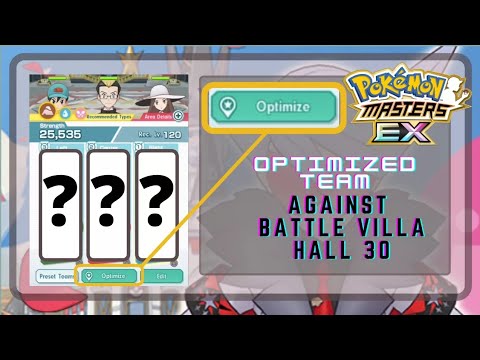 Optimized Team 3v9 BV30 - Darach | Battle Villa | Pokemon Masters EX