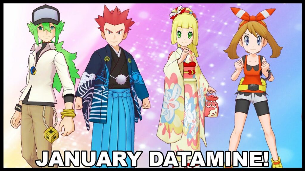 May, Mallow, N, New Years Lillie & Lance And More! January Datamine Revealed! | Pokemon Masters EX