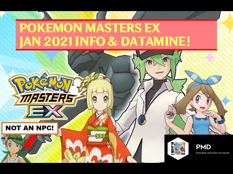 [Pokemon Masters] ALL BOARD THE HYPE TRAIN! | 2021 JANUARY DATAMINE & INFO!