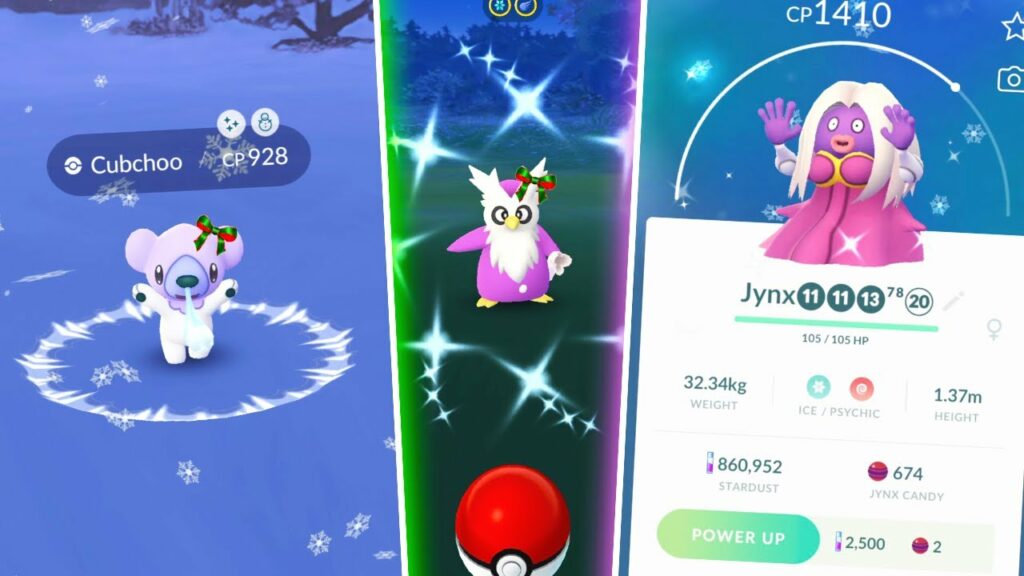 NEW HOLIDAY EVENT IN POKEMON GO! Shiny Delibird Returns & Shiny Jynx In The Wild