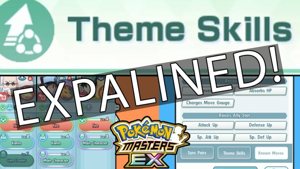 THEME SKILLS AND NEW FILTER SYSTEM EXPLAINED! | Pokemon Masters EX