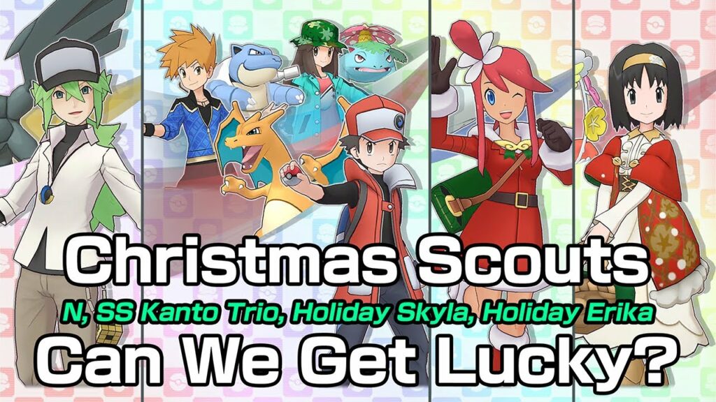 [Pokemon Masters EX] CHRISTMAS SCOUTS! Can We Get Lucky?
