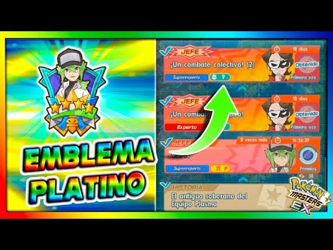 EMBLEMA PLATINO - EVENTO N y ZEKROM - Pokemon Masters Ex