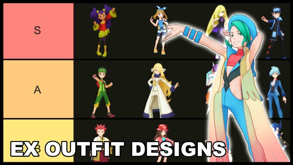 Ranking My Favourite 6 Star EX Outfit Designs! (Tier List) | Pokemon Masters EX