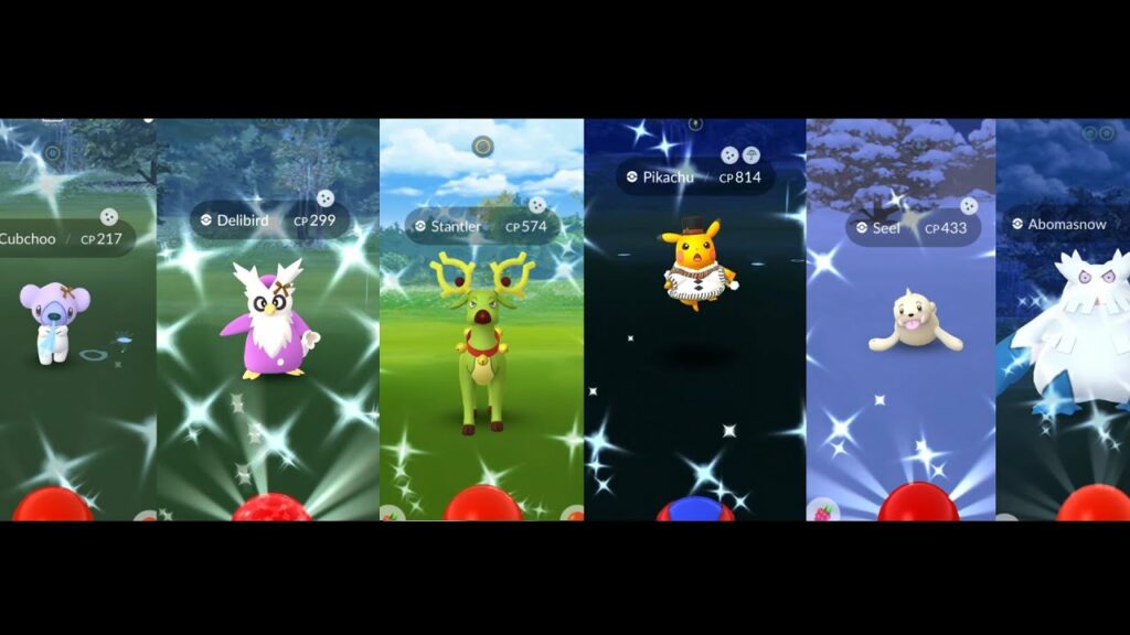 LET IT SNOW! HOLIDAY SHINIES!!! - Pokemon GO Shiny Compilation #185