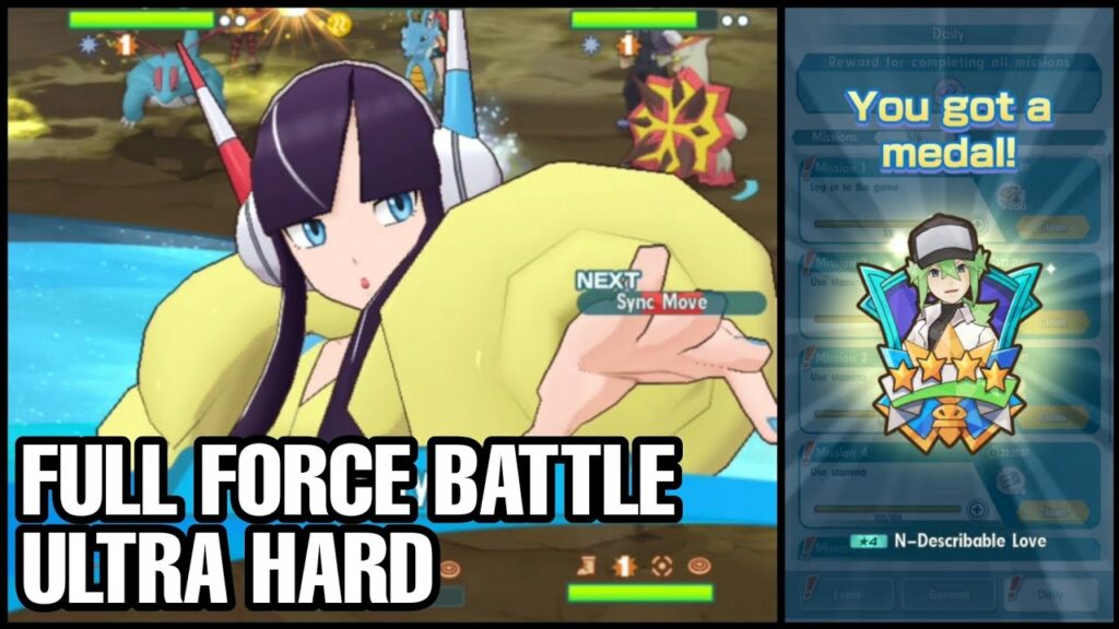 Full force battle ultra Hard The Ideal Formula Event N | Pokemon Masters EX