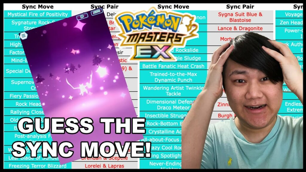 How Many Sync Moves Do I Know??? Pokemon Masters Sync Move Quiz!