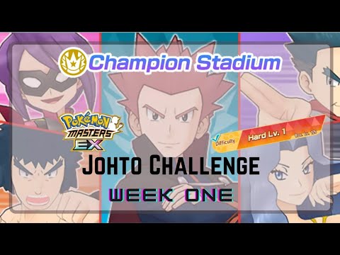 Johto Challenge Week 1 | Champion Stadium | One-take No Cut | Pokemon Masters EX