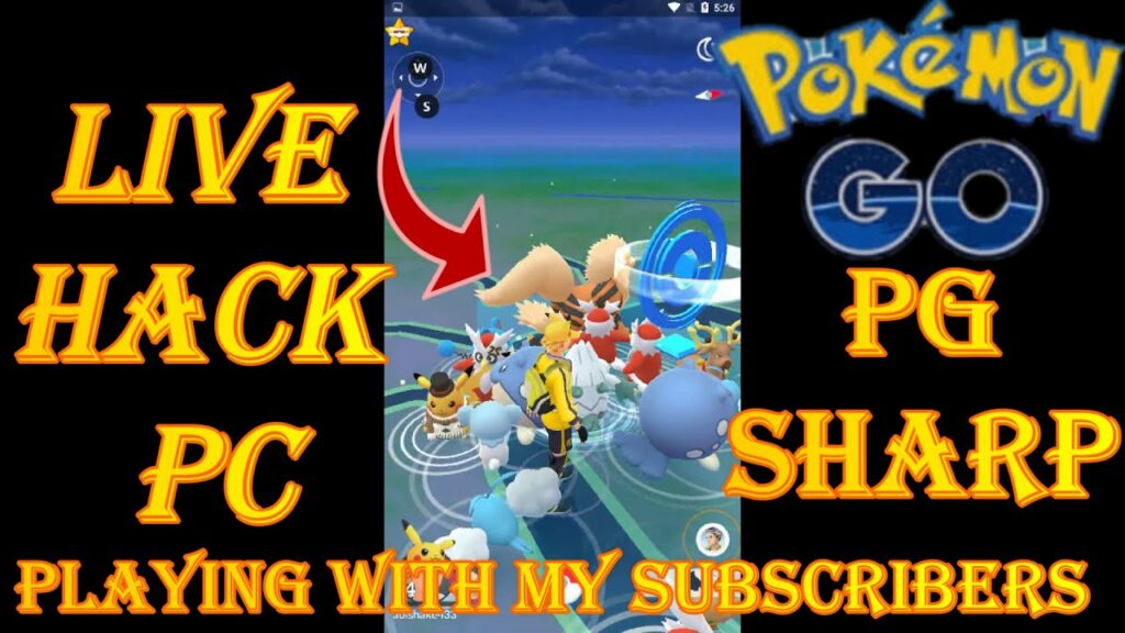 POKEMON GO LIVE HACK || PLAYING WITH MY SUBSCRIBERS || LD PLAYER || PG SHARP ||