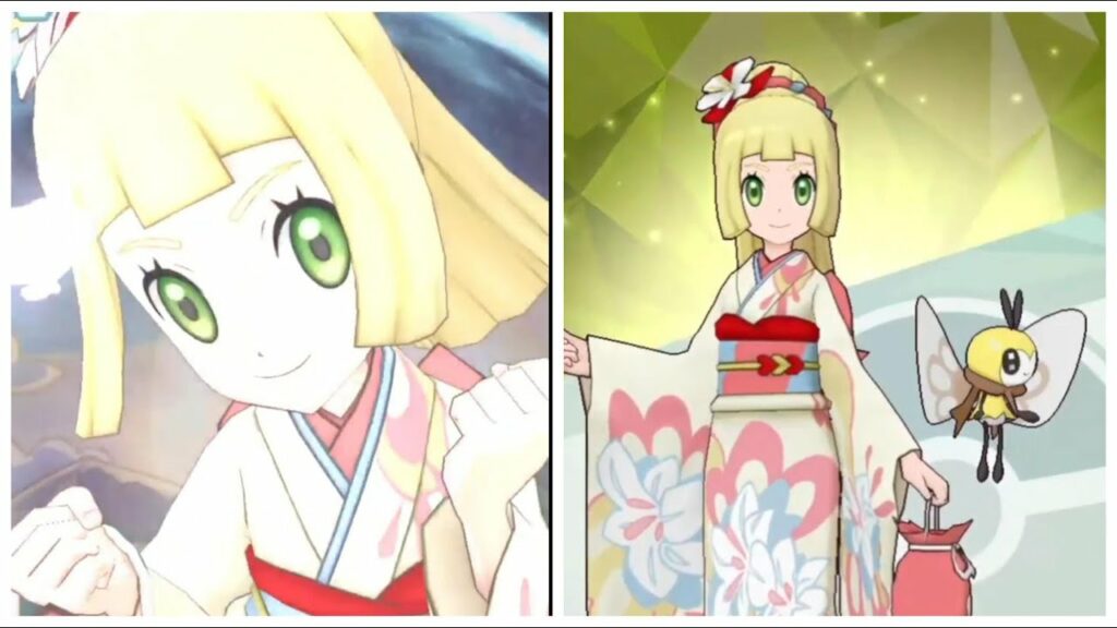 Pokemon Masters EX: New Year Lillie & Ribombee Sync Move Animation & Moveset