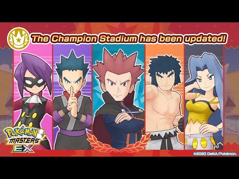 Pokemon Masters EX Champion Stadium Johto Challenge Master Mode Completed Week 2 Hard