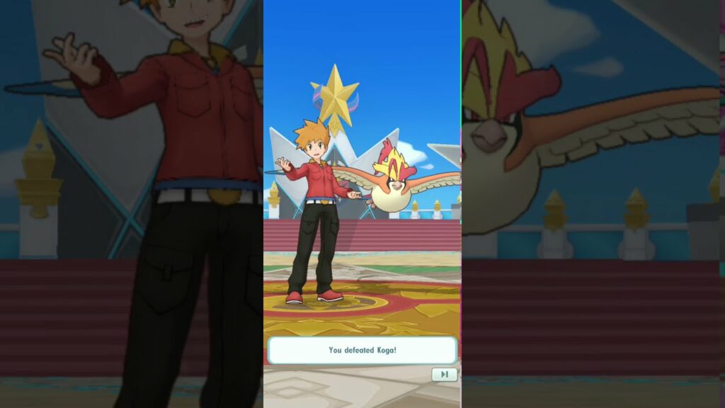 Pokemon masters champion Stadium: Koga (master mode)