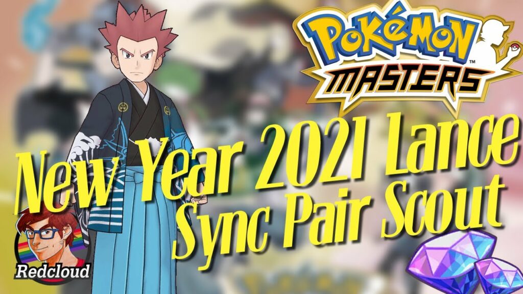 Happy New Year 2021 Lance & Gyrados Sync Pair Scout - Pokemon Masters EX
