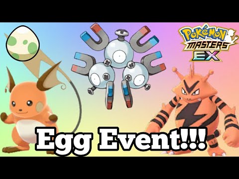 BUSTED NEW Eggs! Electric And Steel Egg Event!!! | Pokemon Masters EX