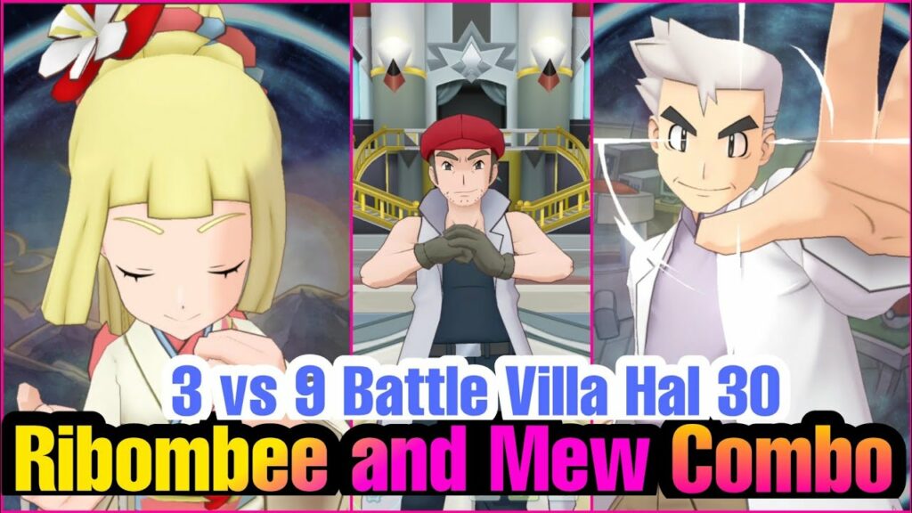 Mew and Ribombee are best friend | Battle Villa Hall 30 | Pokemon Master EX