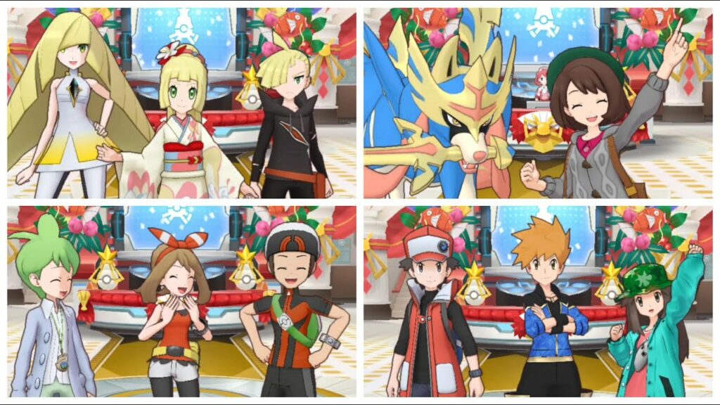 Pokemon Masters EX: All Regions Trainers Sending Gifts