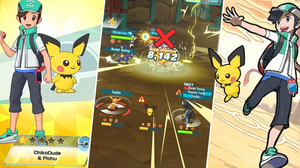 Eggmon Pichu Showcase | Pokemon Masters EX Full Force Battle 3v9