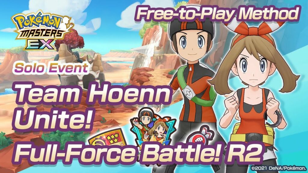 [Pokemon Masters EX] Full-Force Battle! Round 2 | F2P Friendly | Solo Event: Team Hoenn Unite!