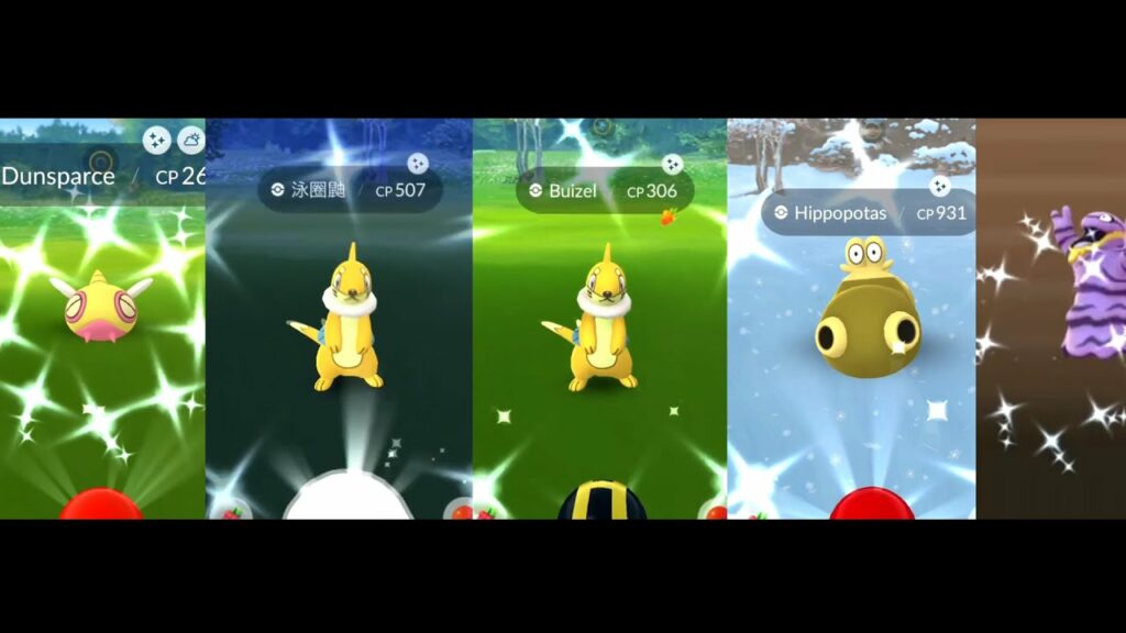 SPLASH! SHINY BUIZEL IS HERE!!!! - Pokemon GO Shiny Compilation #199