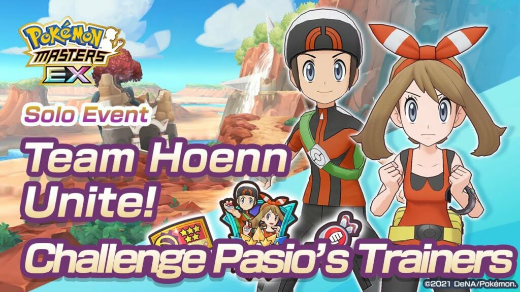 [Pokemon Masters EX] CHALLENGE PASIO'S TRAINERS: PARTS 1-4 | Solo Event: Team Hoenn Unite!
