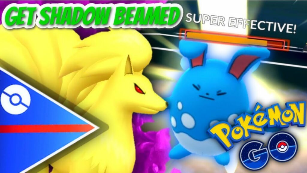 Shadow Ninetales Weather Ball + Solar Beam in GO Battle League Pokemon GO // GET SHADOW BEAMED