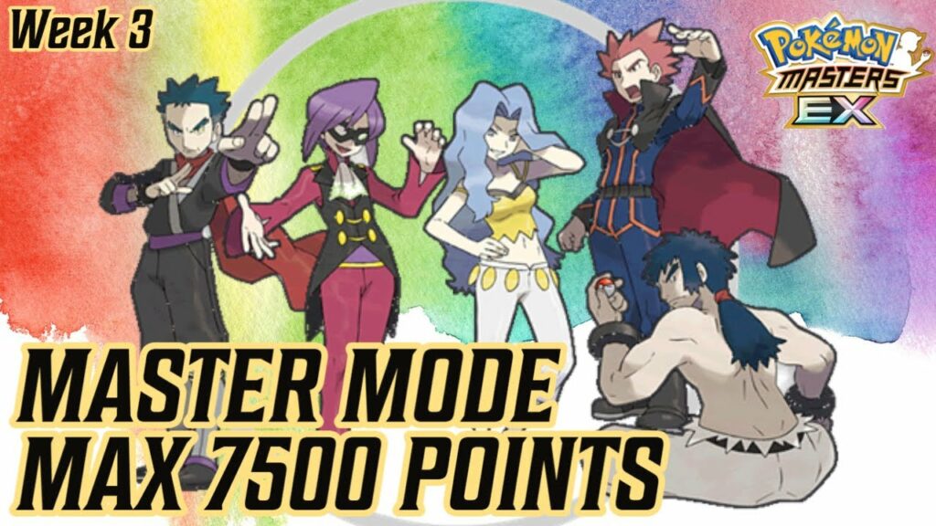 MASTER MODE - MAX 7500 POINTS! WEEK 3 | POKEMON MASTERS EX