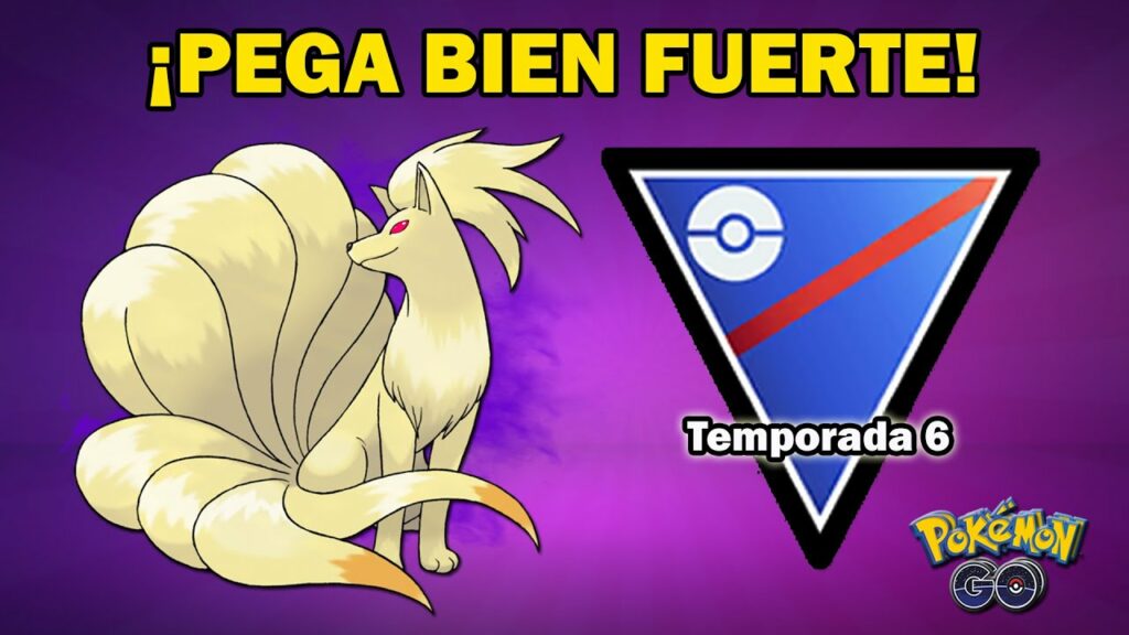NINETALES OSCURO con METEOROBOLA en LIGA SUPER (1500) GO BATTLE LEAGUE (PvP) - POKEMON GO