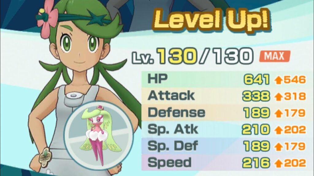 [Pokemon Masters EX] Level Up to 130 - Mallow (and trying her out)