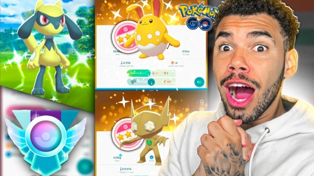 TRIPLE SHINY DOURADO DESTRUIU O PVP - POKEMON GO | Cris |