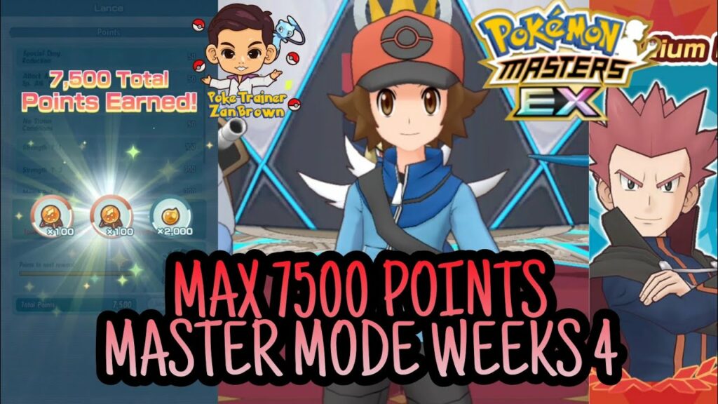 Max 7500 Points Master Mode Champion Stadium Weeks 4 Johto Challenge | Pokemon Masters EX
