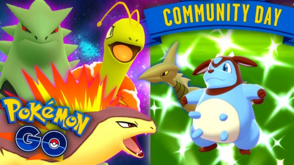 Shiny Johto Community Day Event in Pokemon GO // CD moves for Tyranitar, Meganium,Typhlosion & more!