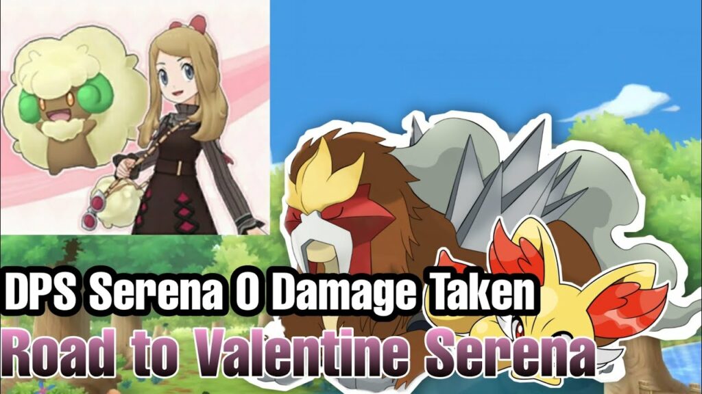 DPS Serena road to Valentine Serena | Legendary Arena Entei | Pokemon Masters EX