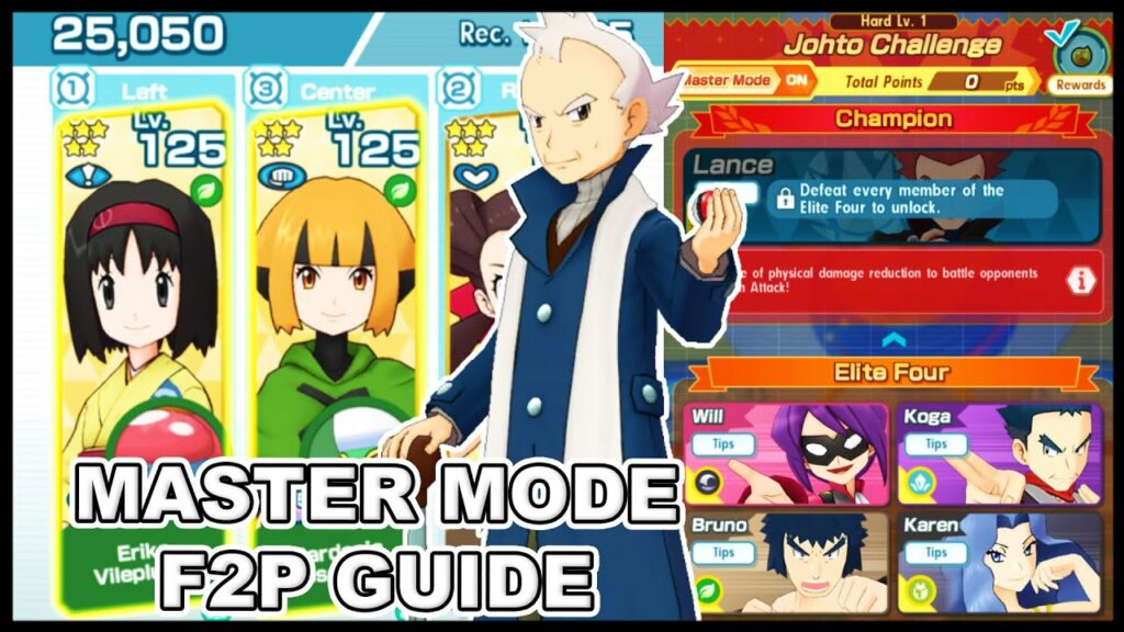 Pryce Owns Koga! F2P Week 5 Master Mode Johto Stadium Guide! | Pokemon Masters EX