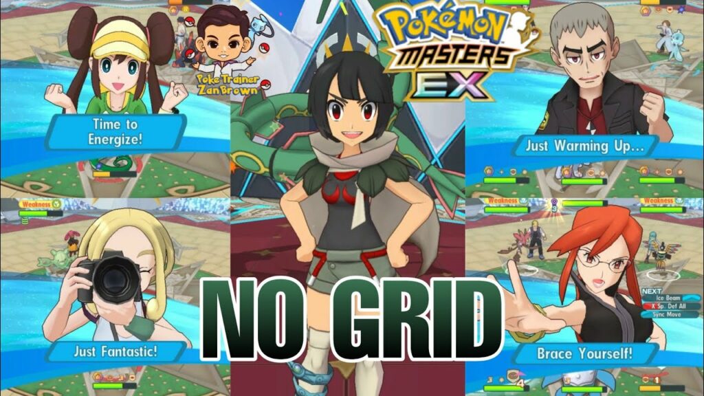 NO GRID | Champion Stadium Lv 1 Hard Johto Weeks 5 | Pokemon Masters EX