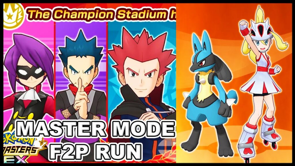 Week 4 Master Mode F2P Guide VS Johto Champion Stadium 3900 Points! | Pokemon Masters EX