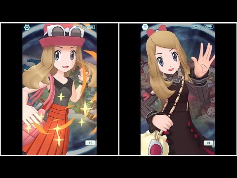 [Pokemon Masters] ANOTHER Valentine Dawn & Serena Sync Move Side-by-side Comparison