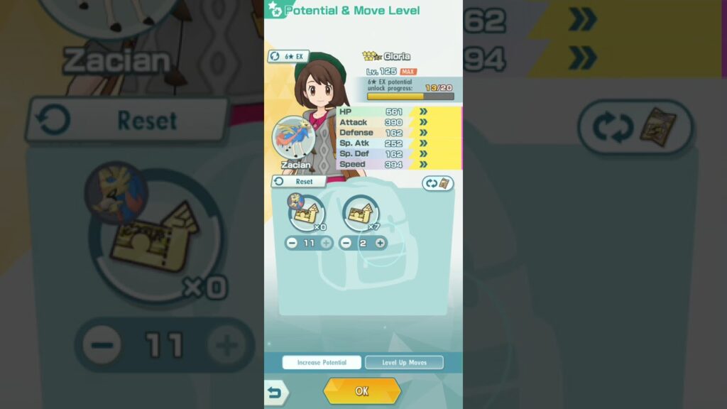 Pokemon masters: Gloria & Zacian is now a six star EX trainer