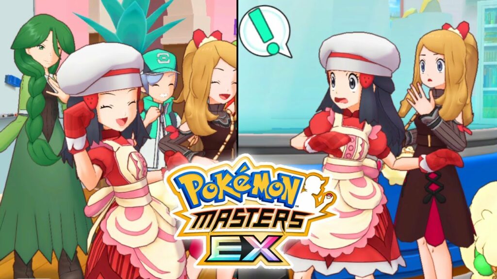 Pokemon Masters EX STORY EVENT BAKING BUDDIES DAWN AND SERENA Gameplay Walkthrough