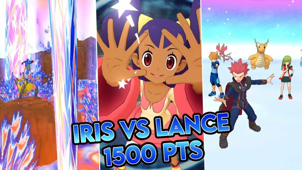 1500pts Iris VS Lance | Pokemon Masters EX Johto Champion Stadium Week 5 Master Mode