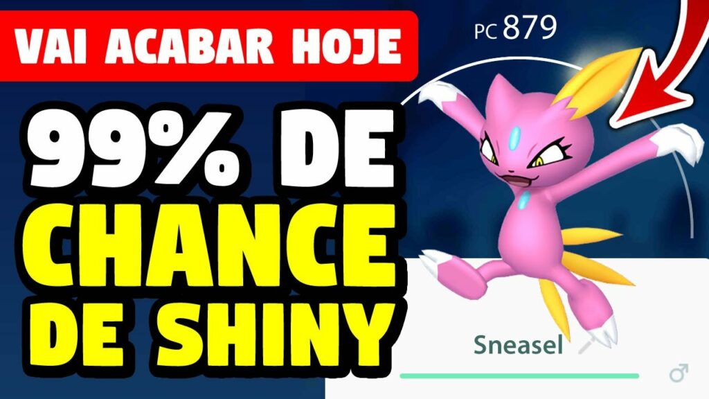 APROVEITE: Como PEGAR POKEMON SHINY no Pokemon Go! Chance grande pegar SNEASEL SHINY