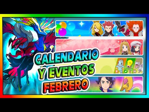 CALENDARIO Y EVENTOS DE FEBRERO!! - Pokemon Masters Ex