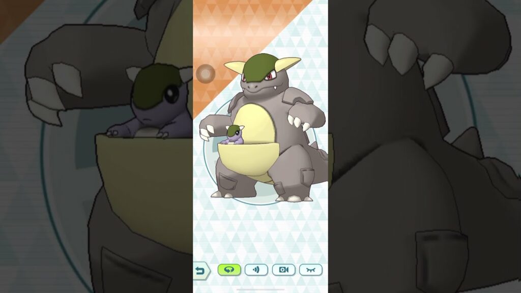 Hatching a shiny Kangaskhan again in Pokemon Masters EX