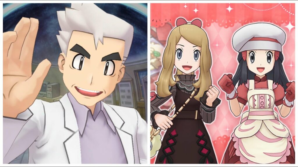 Pokemon Masters EX: Professor Oak Is Not Too Old For Valentine's Day Celebrations