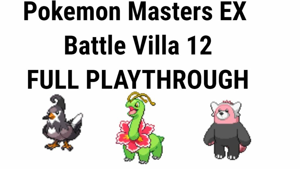 Pokemon Masters EX Battle Villa 12 Full playthrough