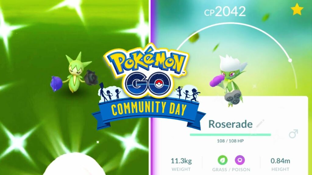 NEW ROSELIA COMMUNITY DAY EVENT IN POKEMON GO! Shiny Roselia & Budew Featured!