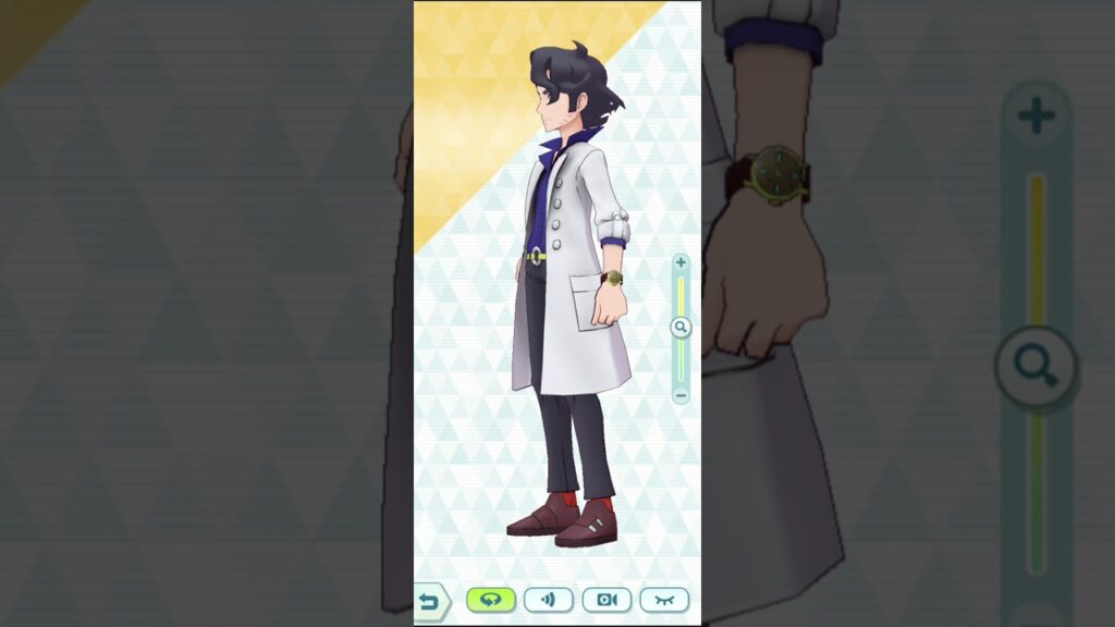 Professor Sycamore - Animations and JP voicelines (Pokemon Masters)